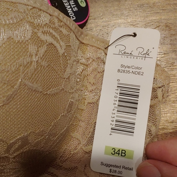 NWT Set of 2 Rene Rofe 34B Bras - Picture 4 of 9